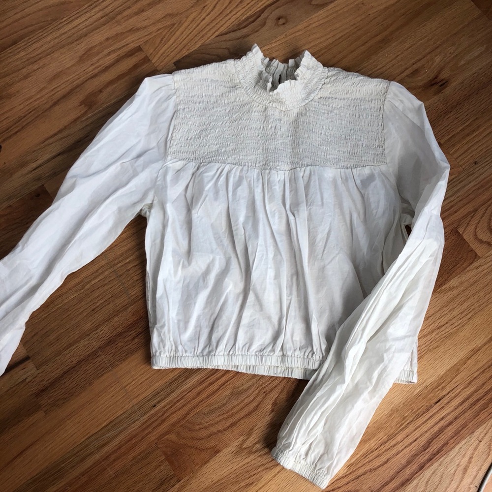 Smocked Crop Top